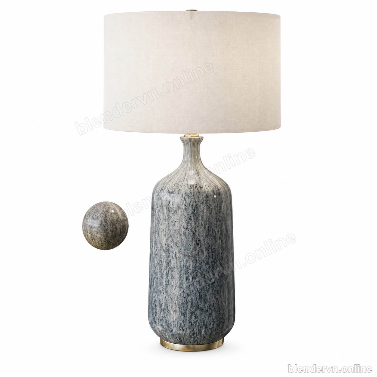 Model 3D Ánh sáng Thornton Table Lamp cho Blender archviz — file .blend, vật liệu PBR Cycles
